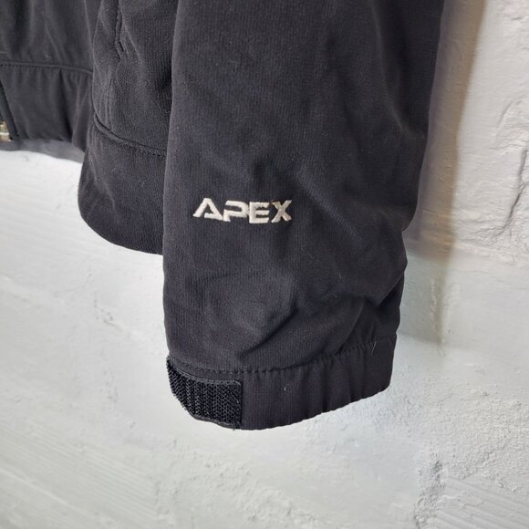 The North Face Apex Men's XL Jacket Black Softshell Full Zip - Picture 3 of 8